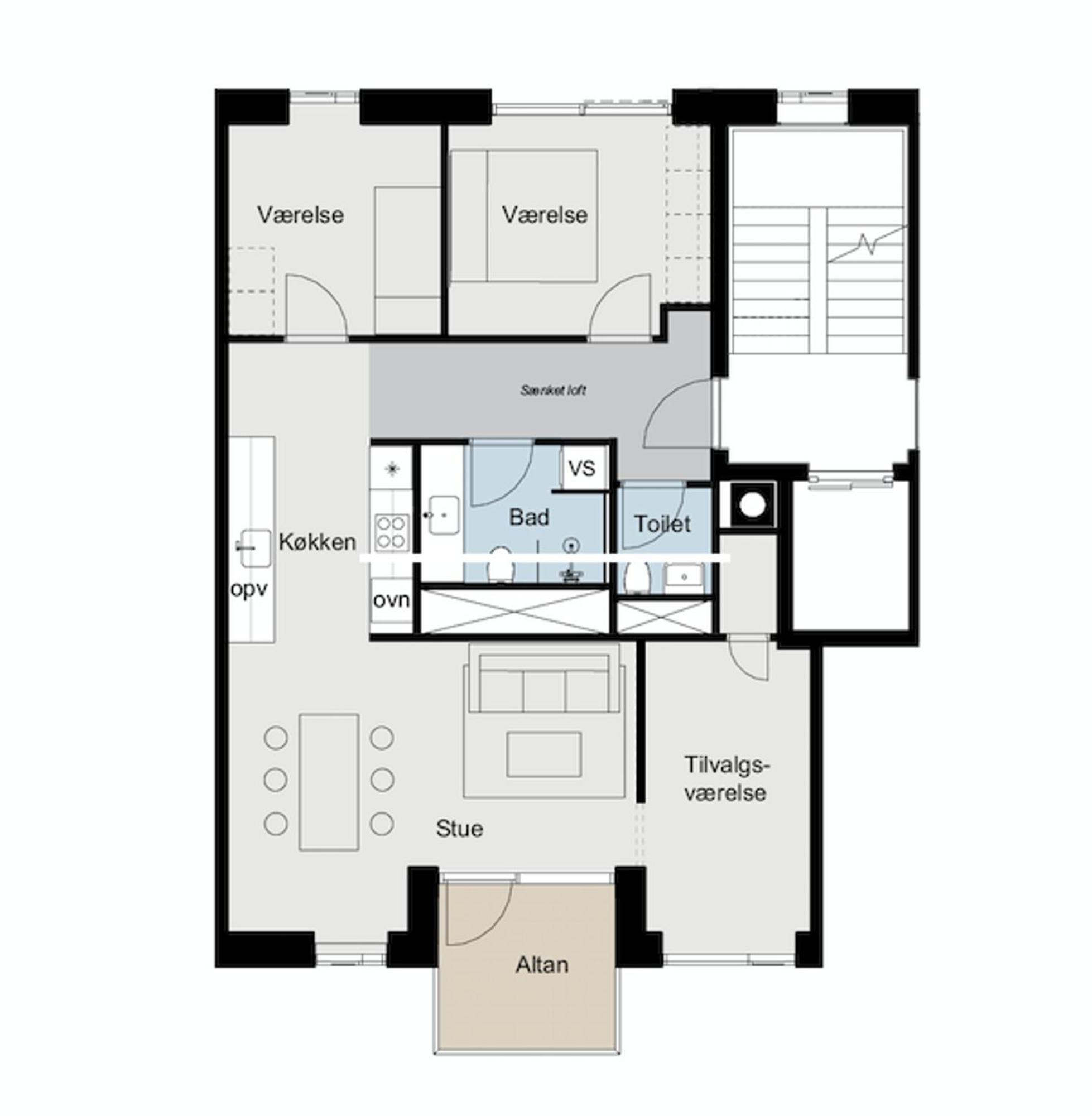 Fantastic 3-bed Wbalcony In North Harbour Leilighet København